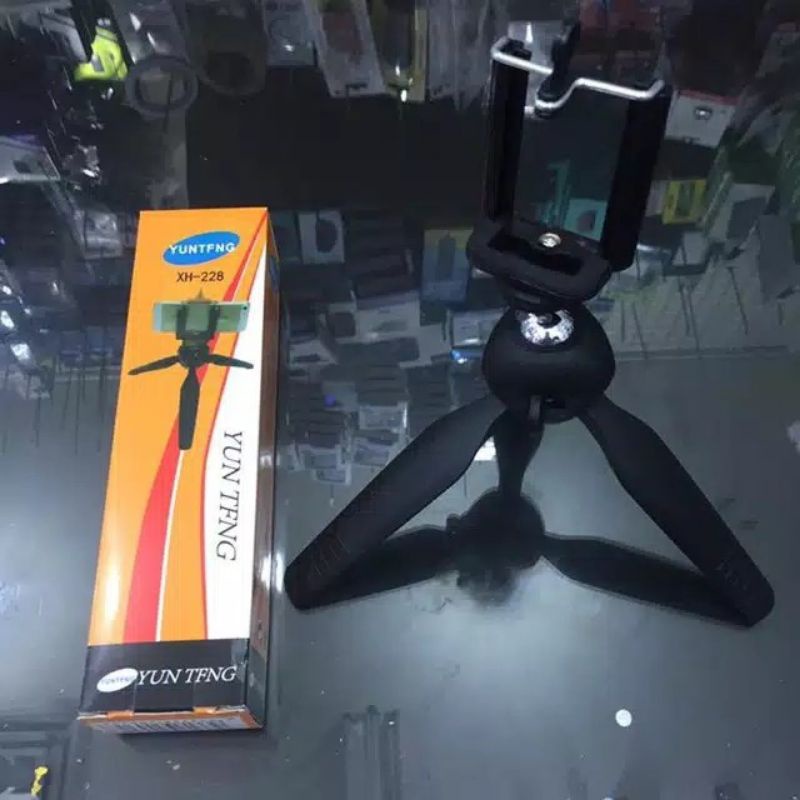 tripod mini yunteng + holder u yt -228 / yt 238