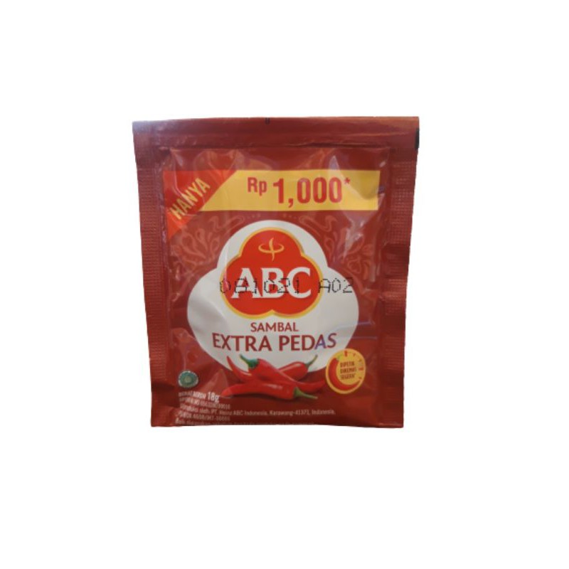 

Saos ABC extra pedas renceng 10pcs