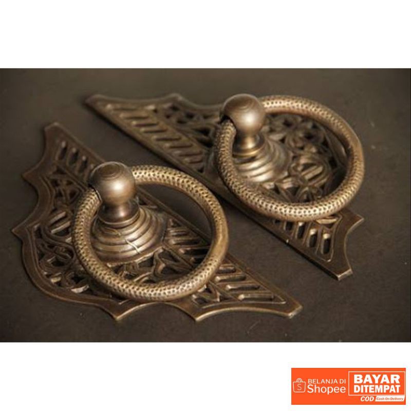 Tarikan Pintu Perkakas Pintu Handle Pintu Motif Kupu Ukir - ketukan pintu Termurah
