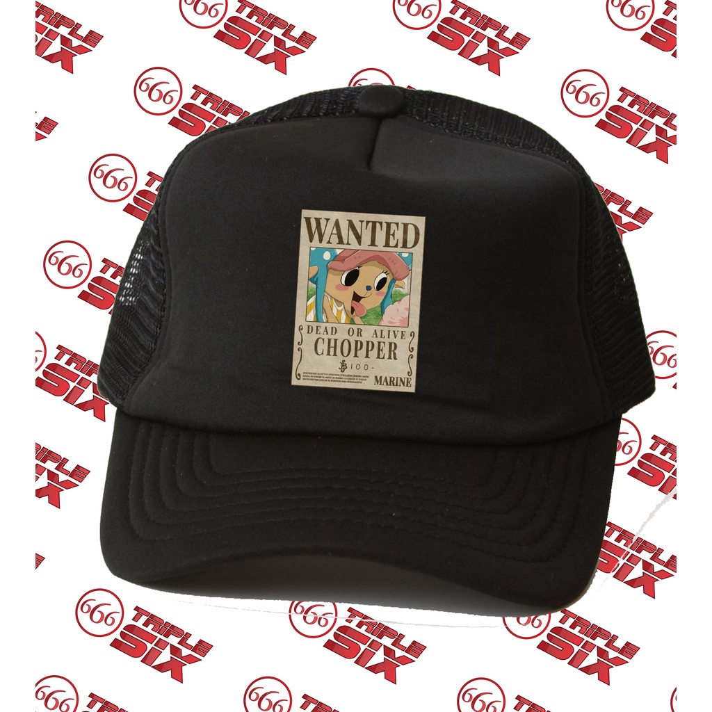 Topi Trucker Anime One Piece Tony Tony Chopper Wanted