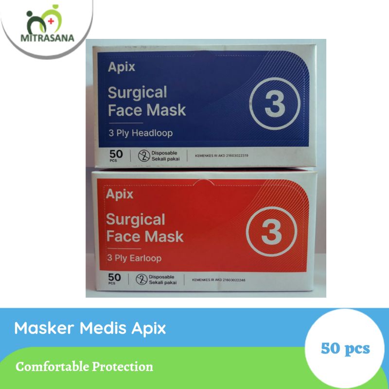 Apix Surgical Face Mask Headloop & Earloop