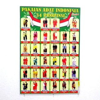 Poster Makanan Khas Nusantara Shopee Indonesia