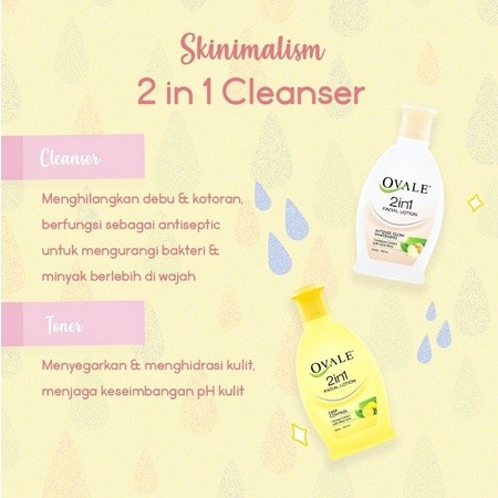 OVALE 2IN1 FACE LOTION 100ML