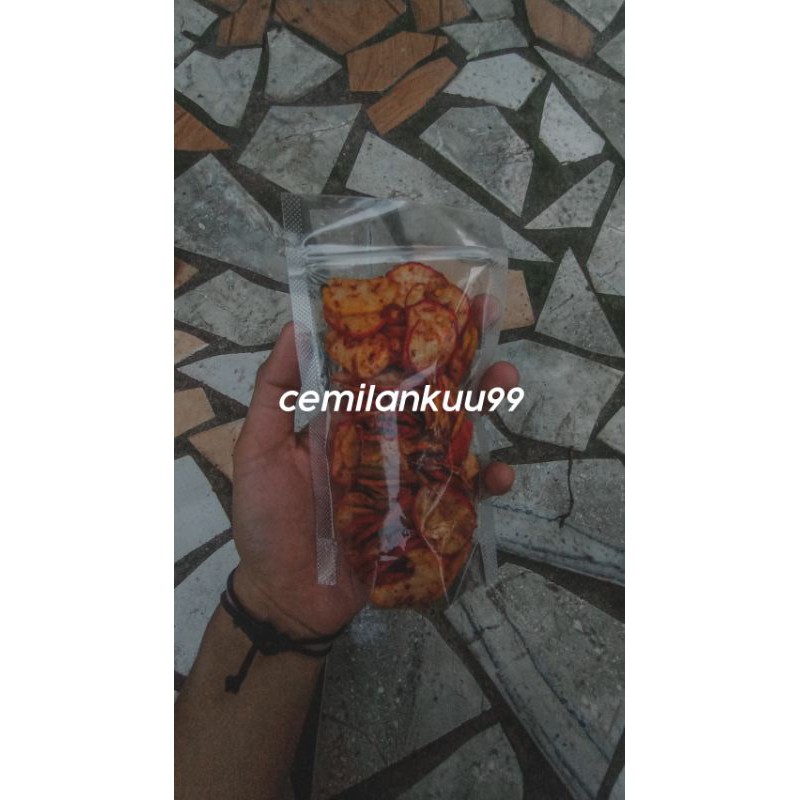 

Krupuk Bantet Pedas Aroma Daun Jeruk