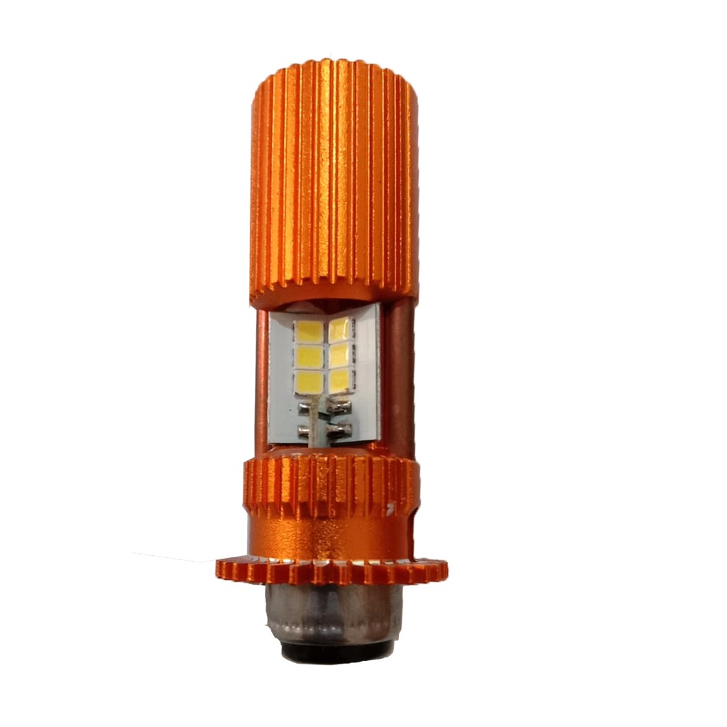 Lampu Motor Led 4 Sisi HKLight AC DC H6 Nyala Super Terang Putih Bagus-3