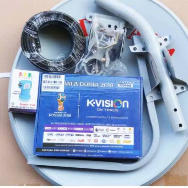 Receiver K-vision paket lengkap