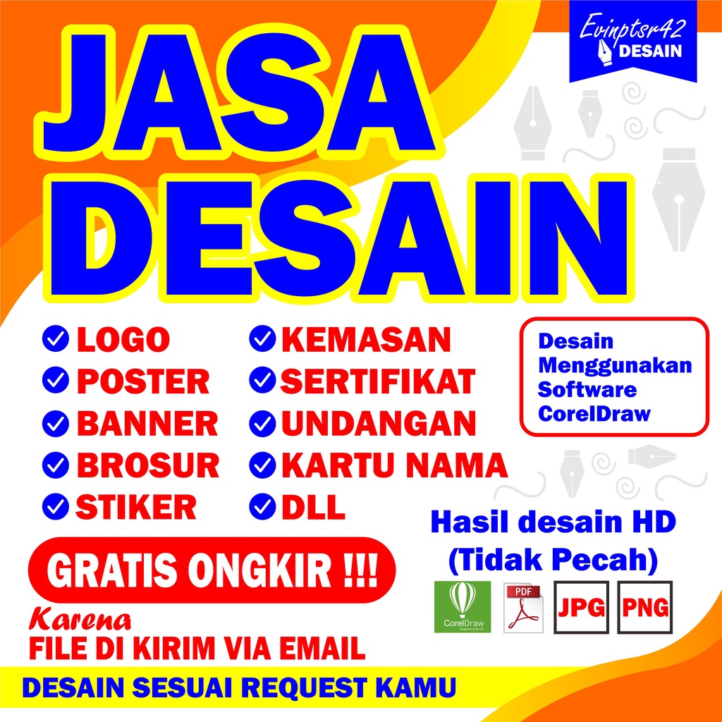 Jual JASA DESAIN GRAFIS (GRATIS ONGKIR) DESAIN LOGO, BANNER, POSTER ...