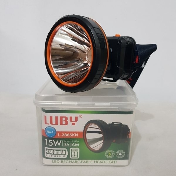 Senter Kepala Luby L-2865KN 30 Watt Cahaya Putih Tahan Hingga 38 Jam