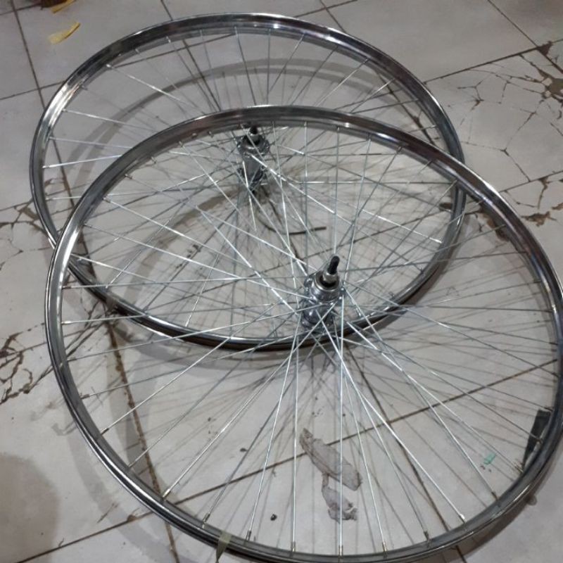 PELEG / VELG SEPEDA 28 UNTA , ONTHEL , ONTEL dan JENGKI 26x13/8