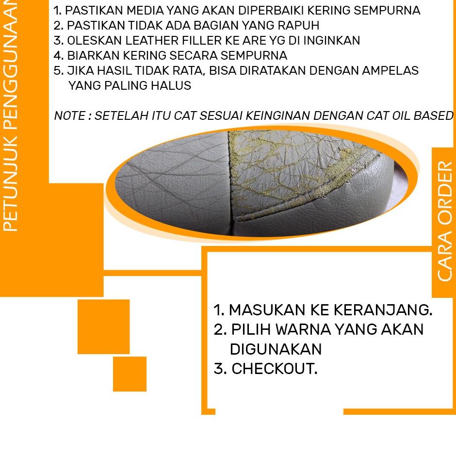✵ Leather Filler Dempul Kulit (LEATHER FILLER KIT) ♔
