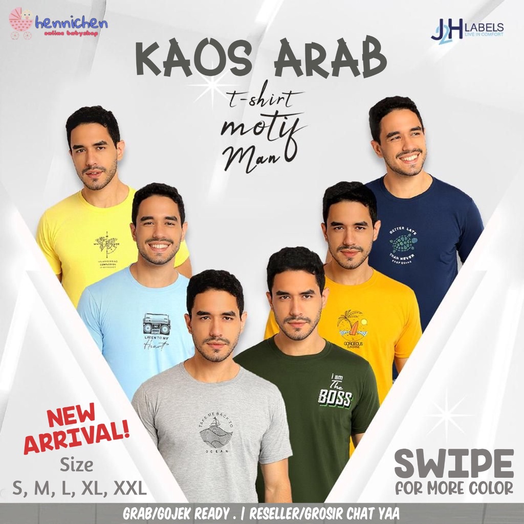 Tshirt Basic Motif Atasan Dewasa Kaos Remaja Dewasa Motif Man - Kaos Laki Laki S - XXL