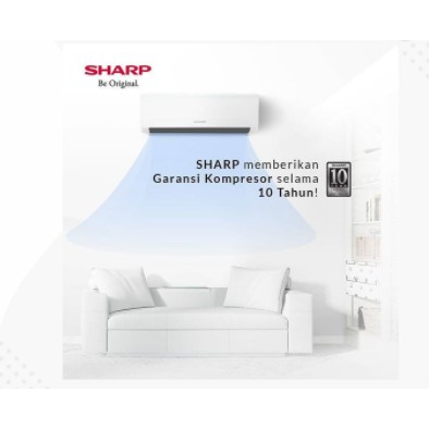 SHARP AC 1/2 PK Turbo Cool 350W AH-A5UCY 5UCY R32 Standard 0.5 PK