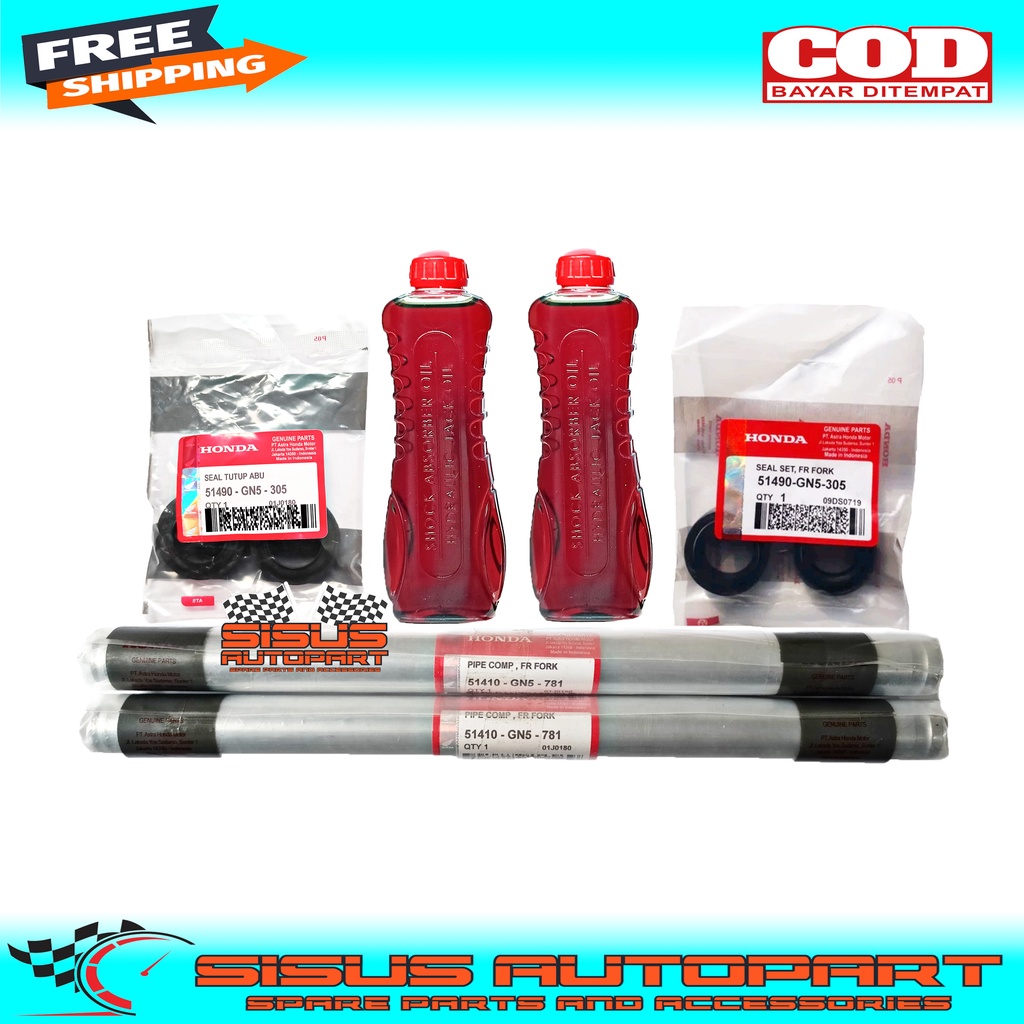 AS SHOCK DEPAN GRAND LEGENDA ASTREA / PAKET AS SHOCK+SEAL SHOCK+SEAL TUTUP ABU+OLI SHOCK GRAND LEGENDA PRIMA GN5