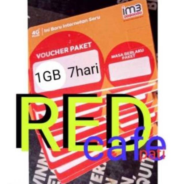 VOUCHER INDOSAT 1GB 7hari