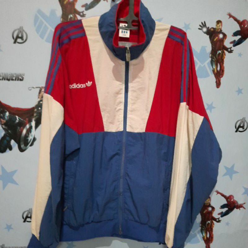 jaket parasut tracktop adidas vintage second