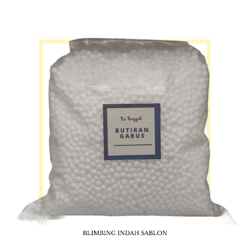 Butiran Gabus 15gr Salju 15 Gram Sterofoam Styrofoam Kado Butiran Gabus Seputih Salju Slime Butir Fo