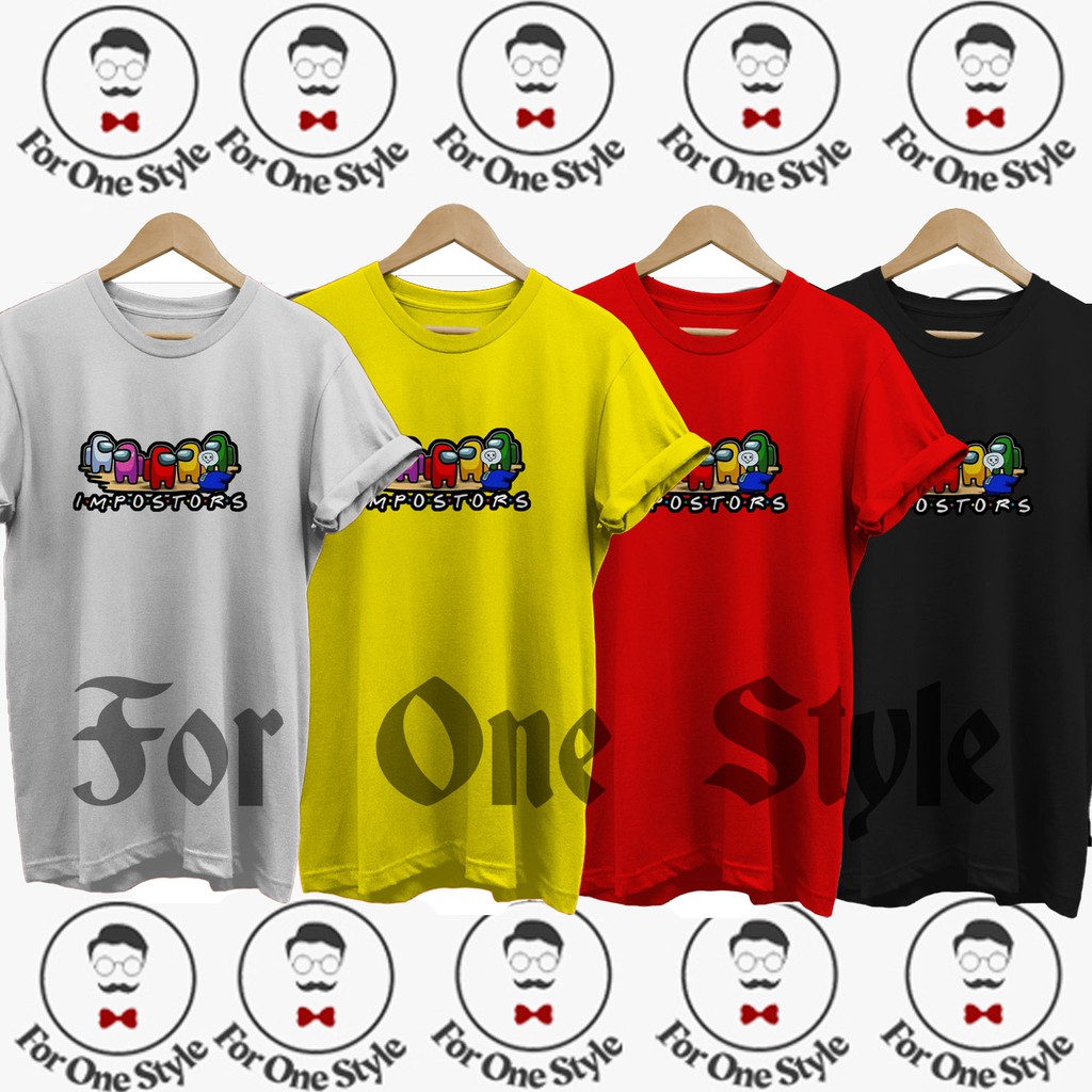 KAOS AMONG US x IMPOSTOR FRIENDS - Baju Among us Impostor - Kaos Among us Murah - For One style