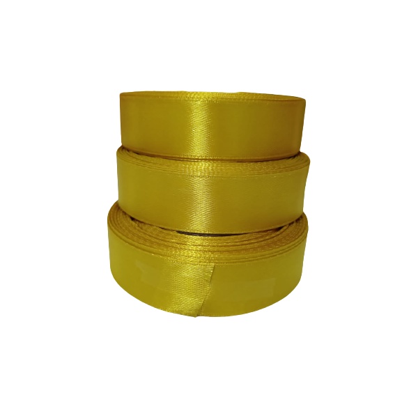 

Pita Satin Gold Ukuran 3/4inch /2cm Per Roll