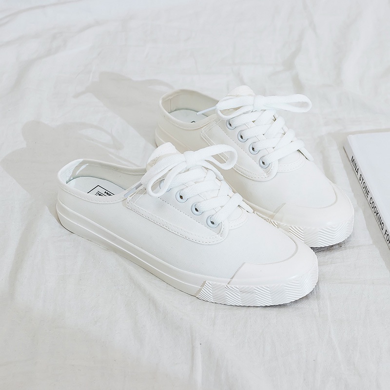 SW68 Sepatu Slip On Sneakers Tali Wanita Import - Sepatu Import Sneakers Wanita - Sepatu Kanvas Wanita