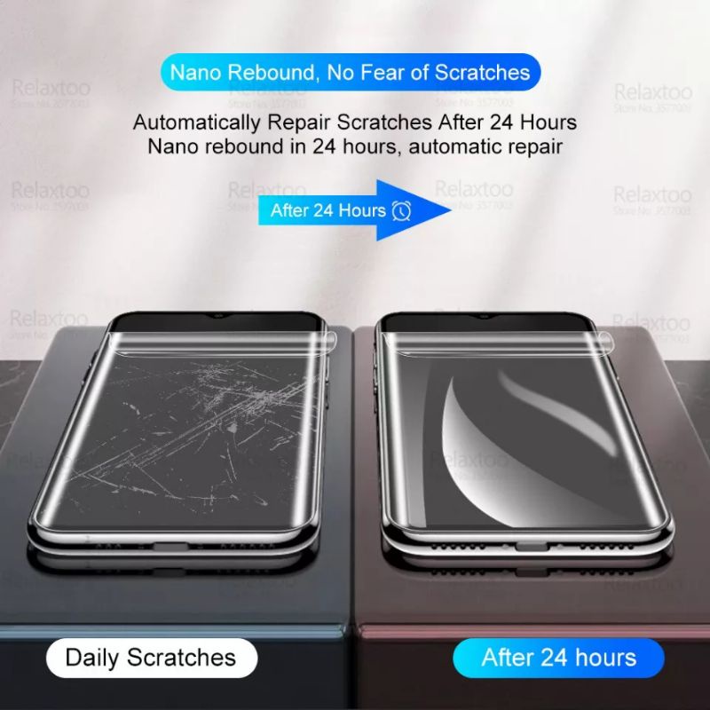 USAMS Anti Gores Hydrogel Glare Matte Gaming OPPO A16 A15 A15S A31 A5 A9 2020 FULL LAYAR SCREEN
