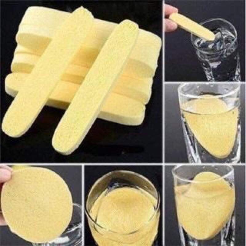 facial sponge stick 1 batang spons kentang wajah hivey stik spon pembersih