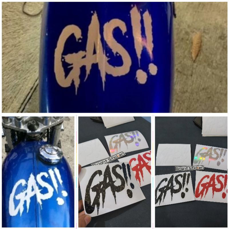 STICKER GAS CUTTING