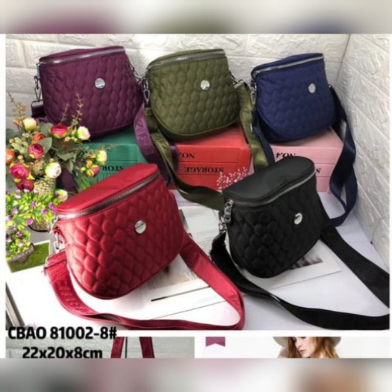 TAS SELEMPANG WANITA ORI CHIBAO BORDIR 2sleting CB81002