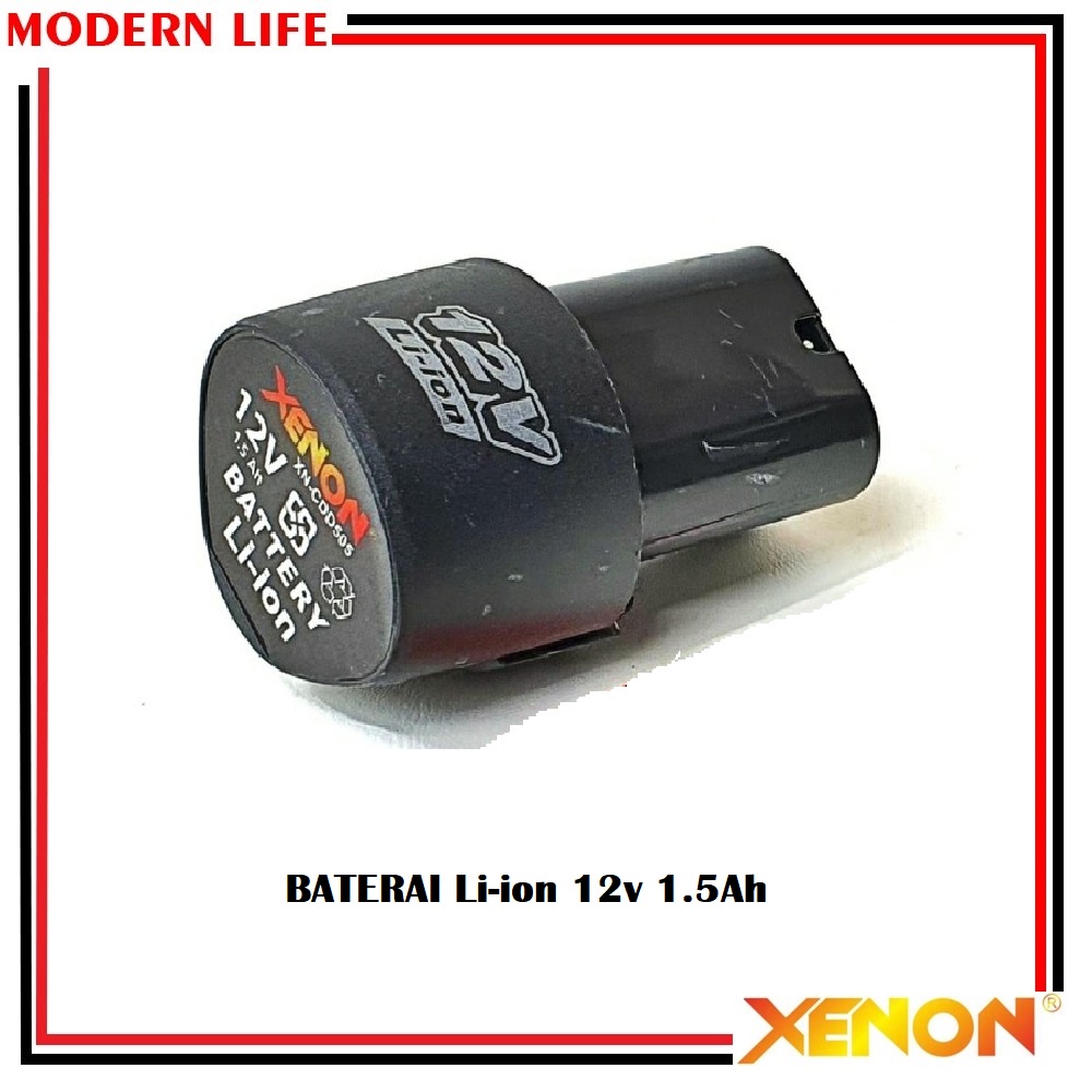 Battray Bor 12V 1.5Ah Battery / Baterai 12 Volt 1.5 Ampere Cordless