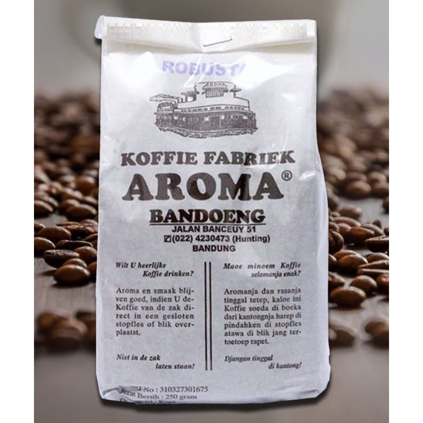 

Robusta Halus Kopi Aroma Bandung Original Koffie Fabriek Banceuy 51