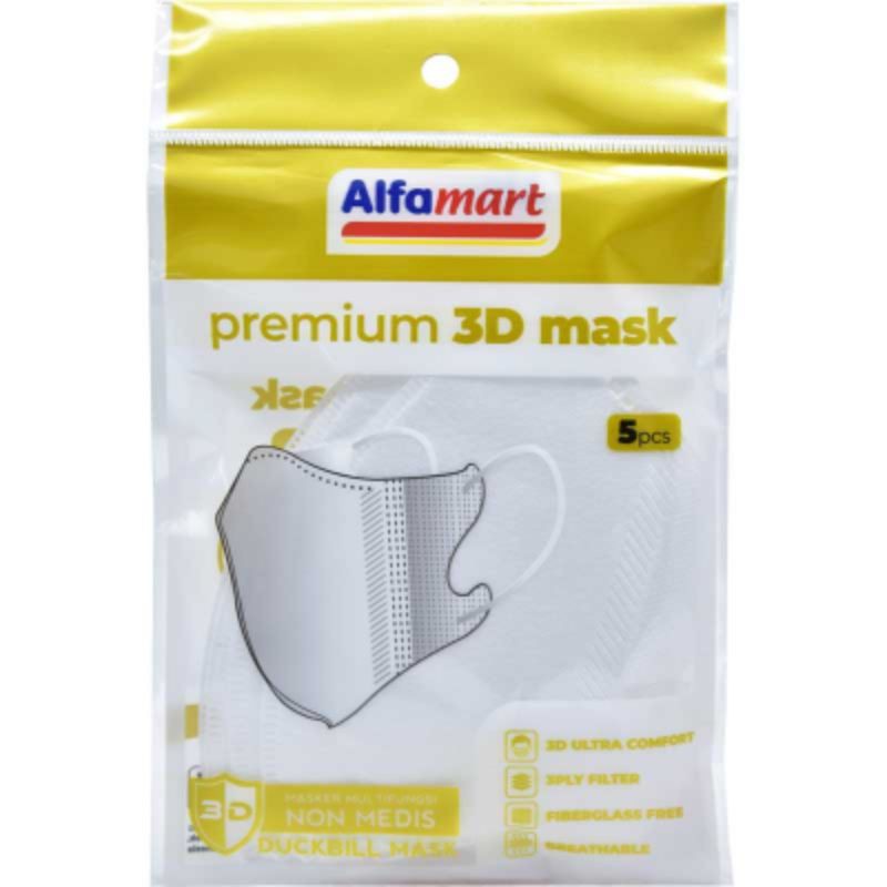Alfamart Premium 3D Mask 5pcs