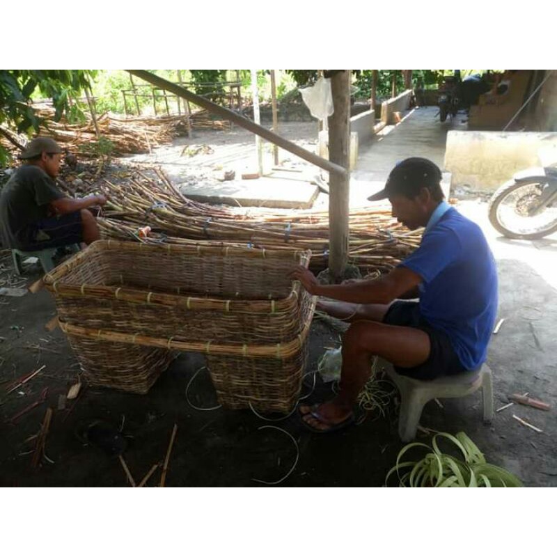 KERANJANG MOTOR ROTAN SERBAGUNA