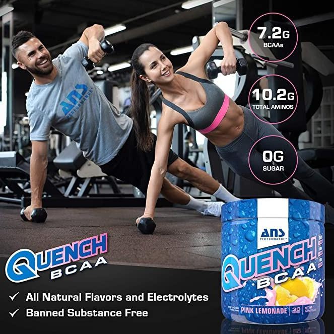 ANS Quench 30 Serving BCAA 0 Fat 0 Sugar 0 Calorie Tanpa Pewarna