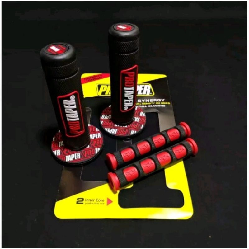Paket handgrip variasi/Hangrip protaper+karet handle jari KLX150/CRF150/WR155 JUPITER VEGA SUPRA DIL