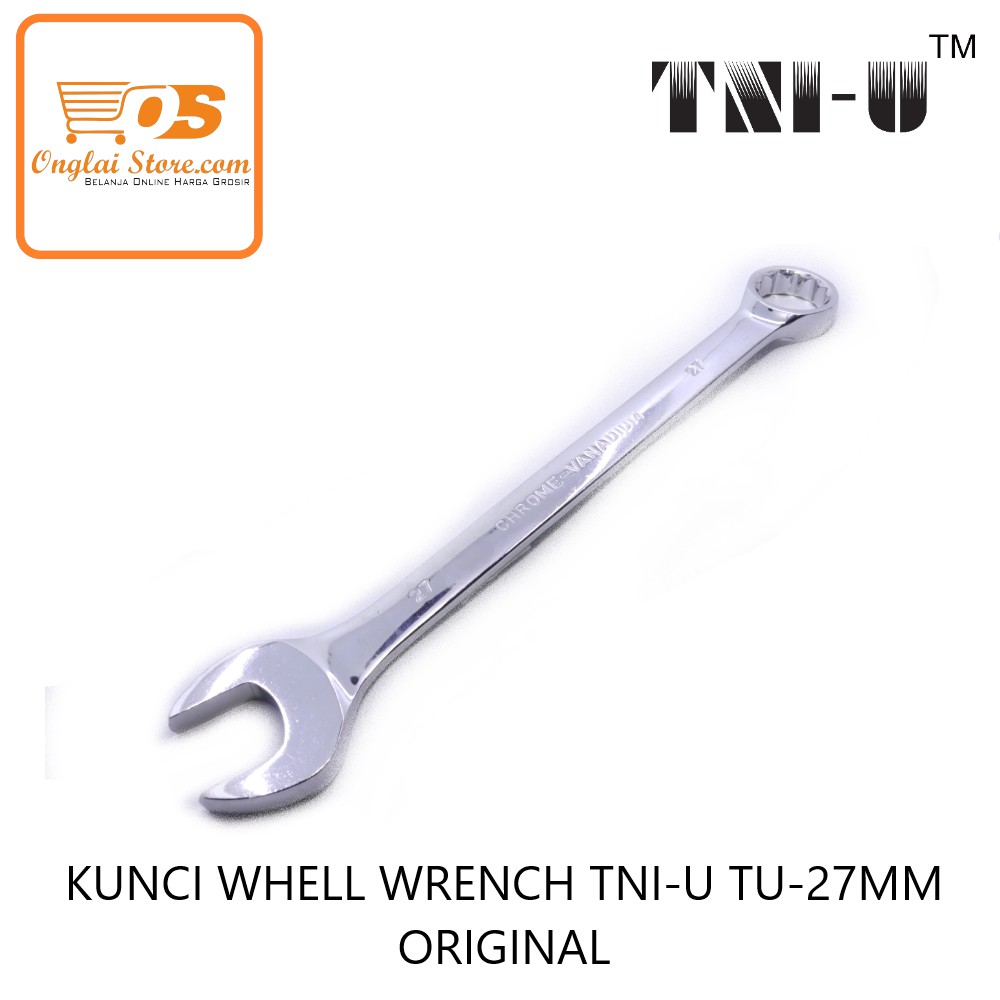 KUNCI WHELL WRENCH TNI-U TU-27MM ORIGINAL 两用扳手  (HARGA SPESIAL)