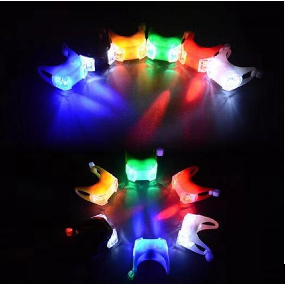 Lampu sepeda klip disco