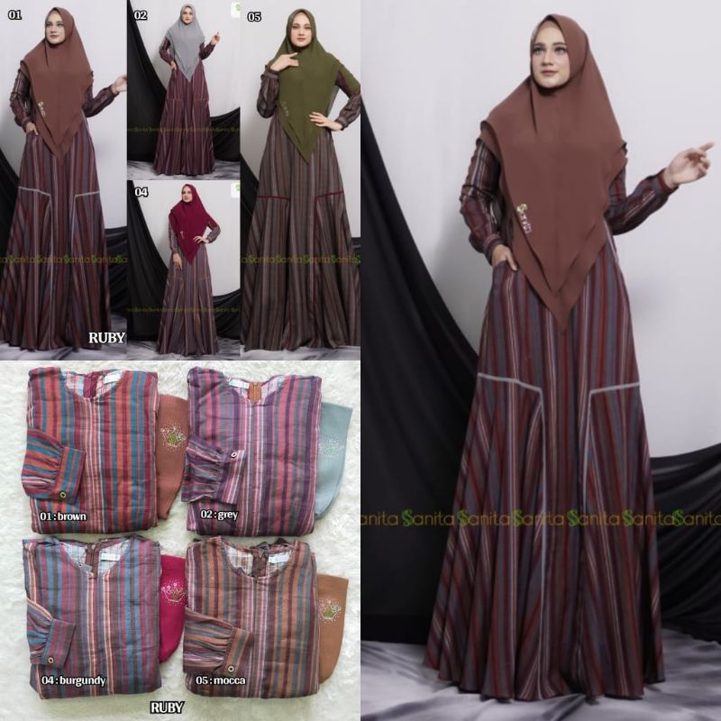 Gamis Syar'i RUBY by Sanita