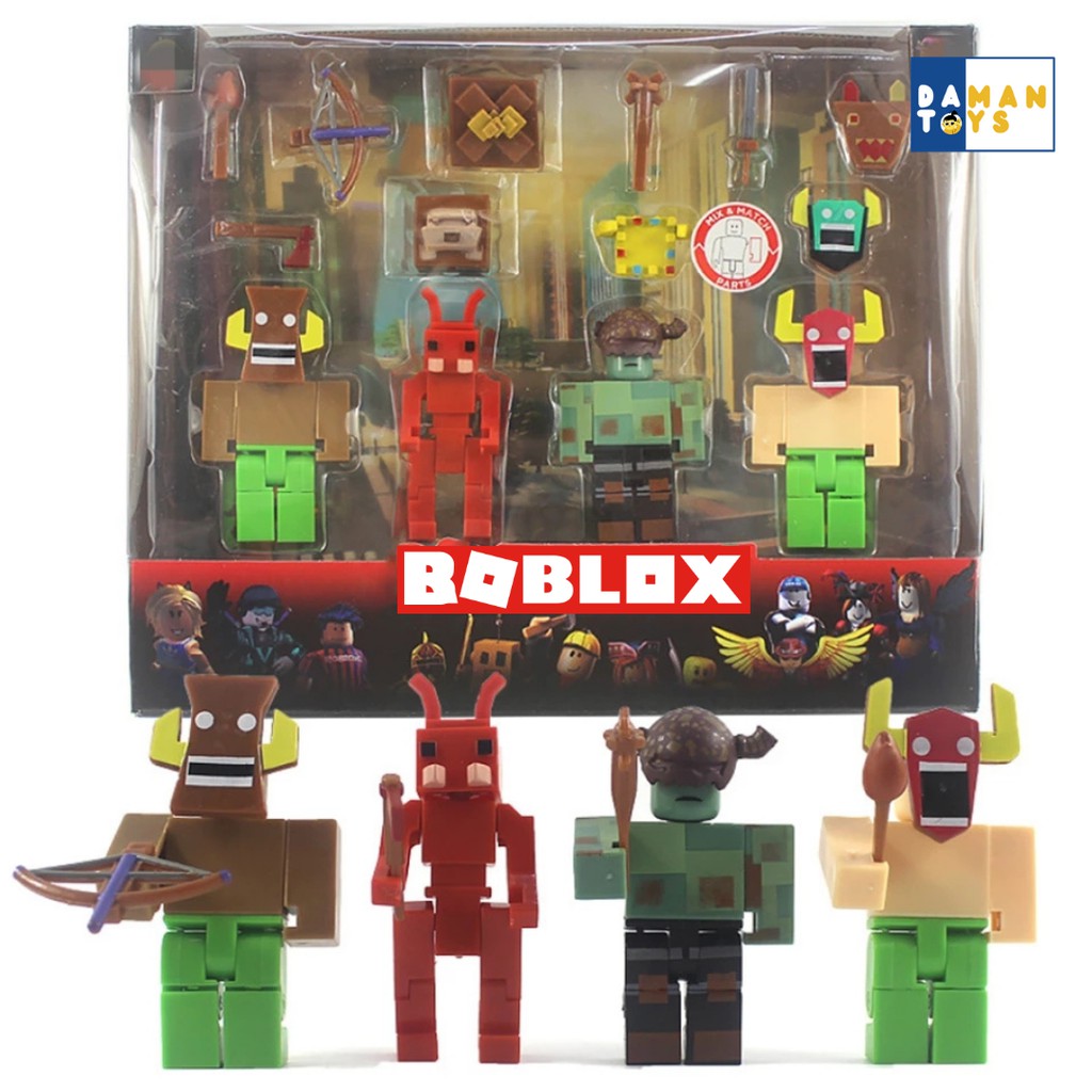 Mount Of The Gods Booga Fire Ant Mainan Roblox Figure Set Figur Cake Topper Roblox murah