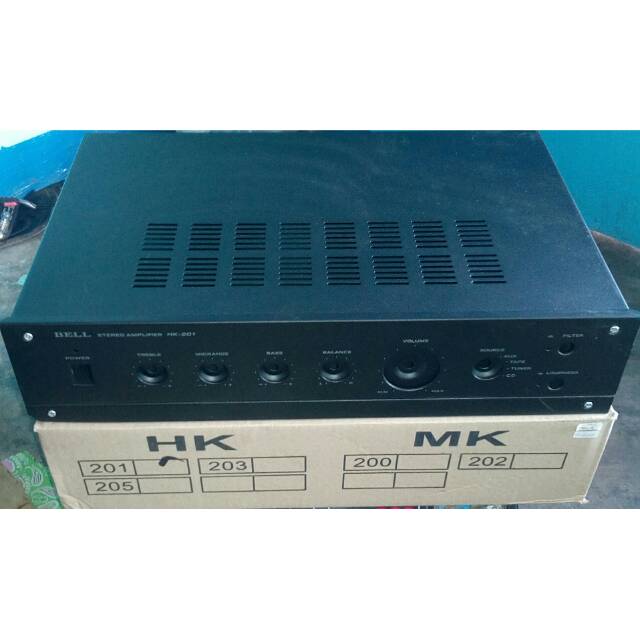 Bok Amplifier Kosong BELL HK-201 Stereo