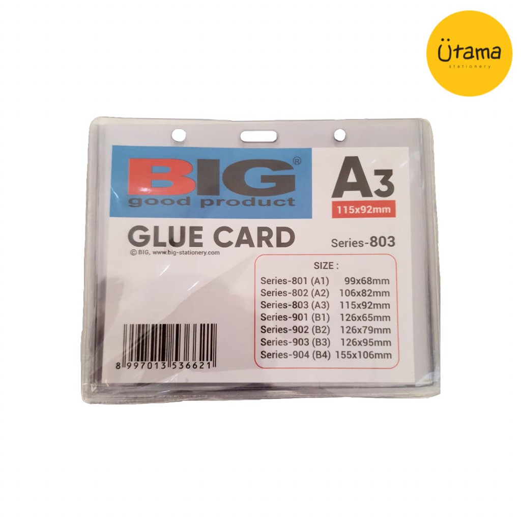 

ID Card Case BIG A3 (Landscape/Horizontal)/Plastik ID Card/Name tag