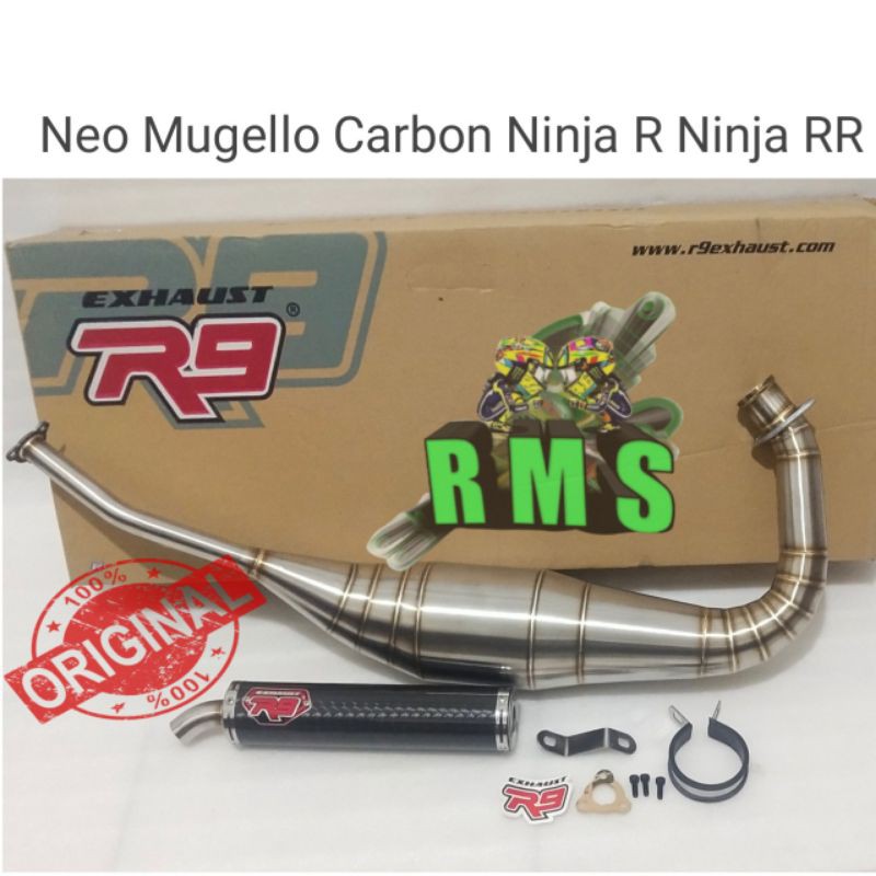 Knalpot R9 Ninja r ninja rr new neo mugello knalpot racing r9 mugello ninja R ninja RR Pelangi