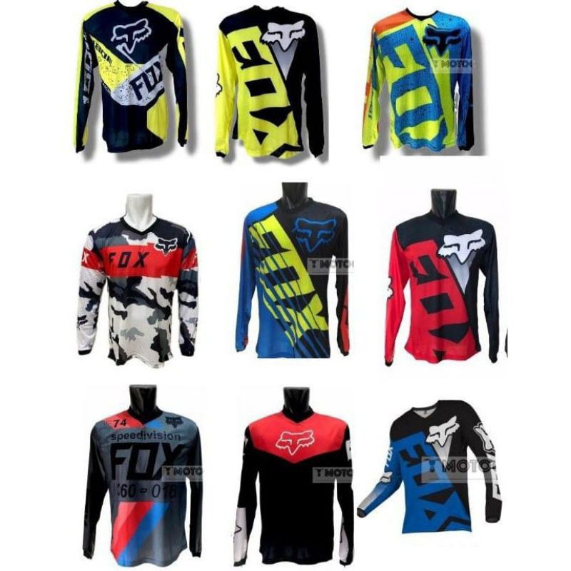 Baju Jersey Trail Motorcross FOXX Printing