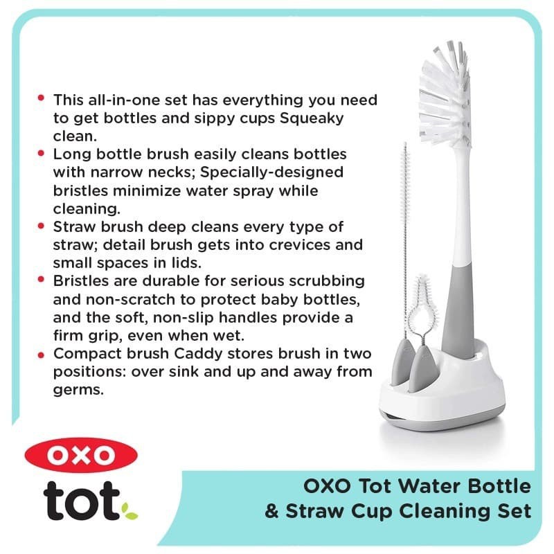 OXO TOT WATER BOTTLE &amp; STRAW CUP CLEANING SET