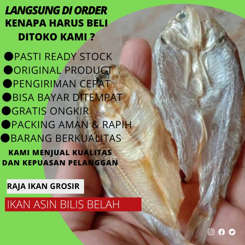 

IKAN ASIN KERING BILIS MURAH TERJAMIN BAGUS 100 GRAM