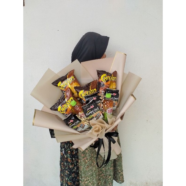 BUKET JAJANAN JUMBO HANDBOUQE SNACK JUMBO