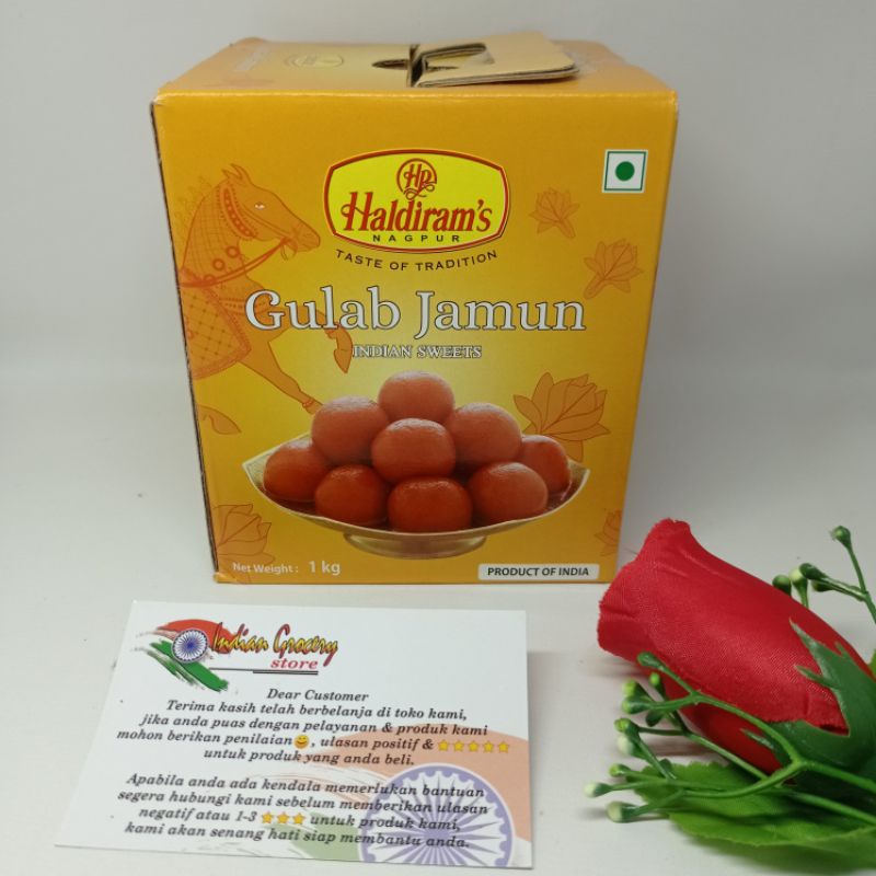 

HALDIRAM GULAB JAMUN 1 KG