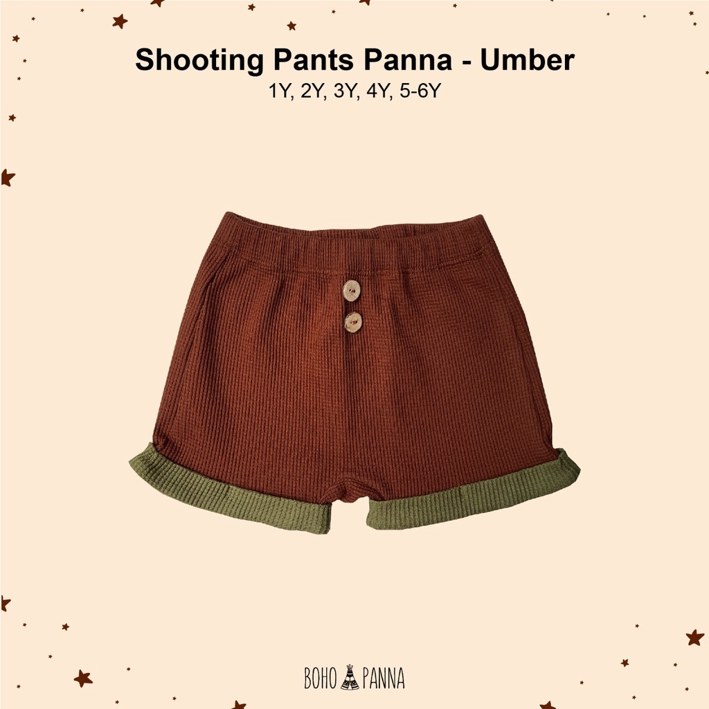 Bohopanna Shooting Pants Panna // Celana Pendek Anak Unisex