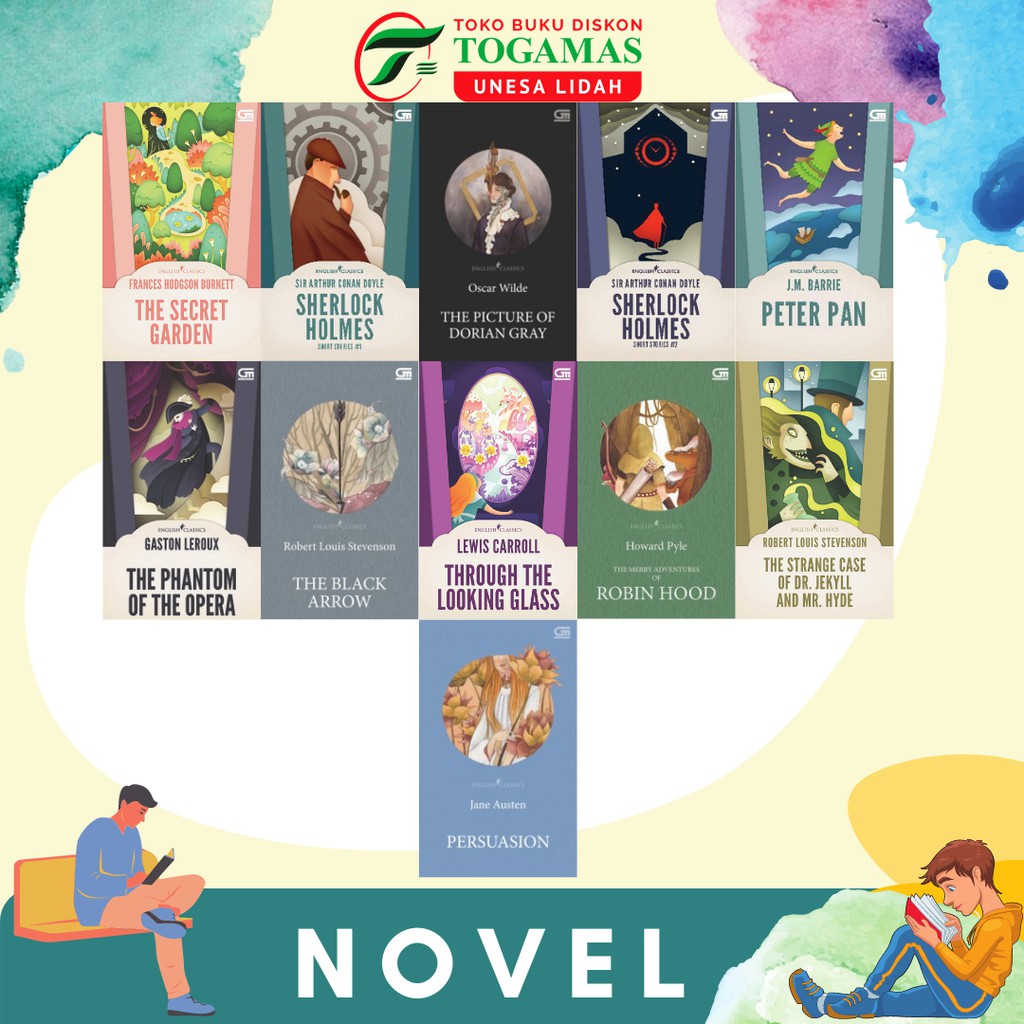 KOLEKSI BUKU NOVEL BAHASA INGGRIS//SERI ENGLISH CLASSICS