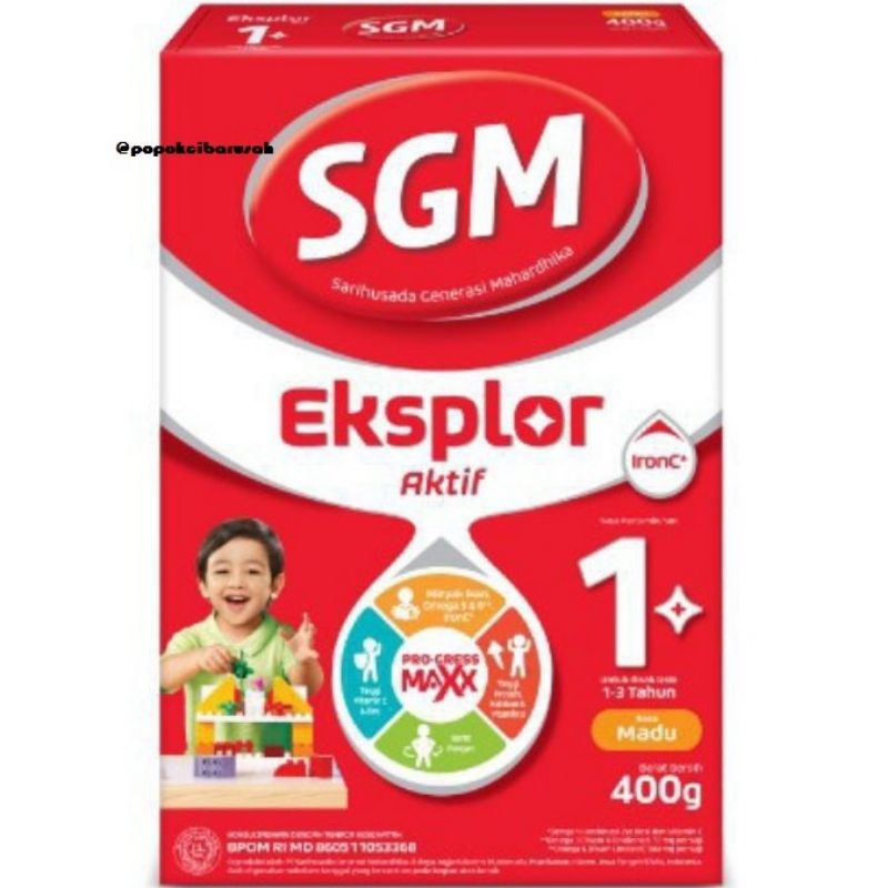 Susu SGM eksplor 1+ 400 gram /vanilla/madu/susu sgm