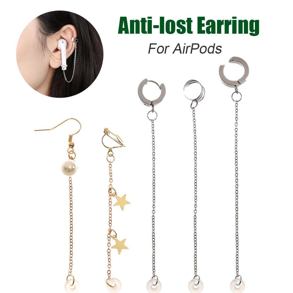 TOP Anting Anti Rontok Creative Earphone Holders Pelindung Earphone Kait Pas Aman Untuk Apple AirPods