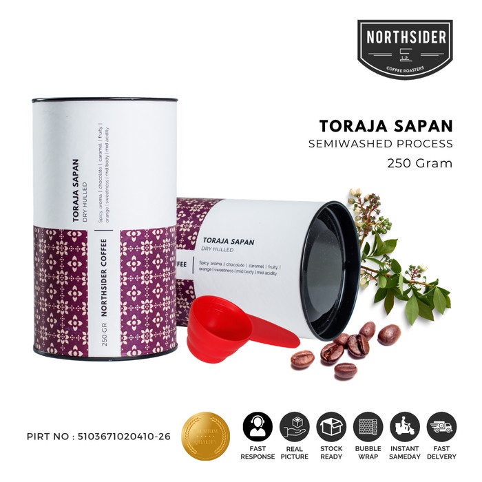 

vf2011vf Biji Kopi Arabika Toraja Sapan Dry Hulled - 250Gr Northsider Coffee - Biji Kopi Ds20X11